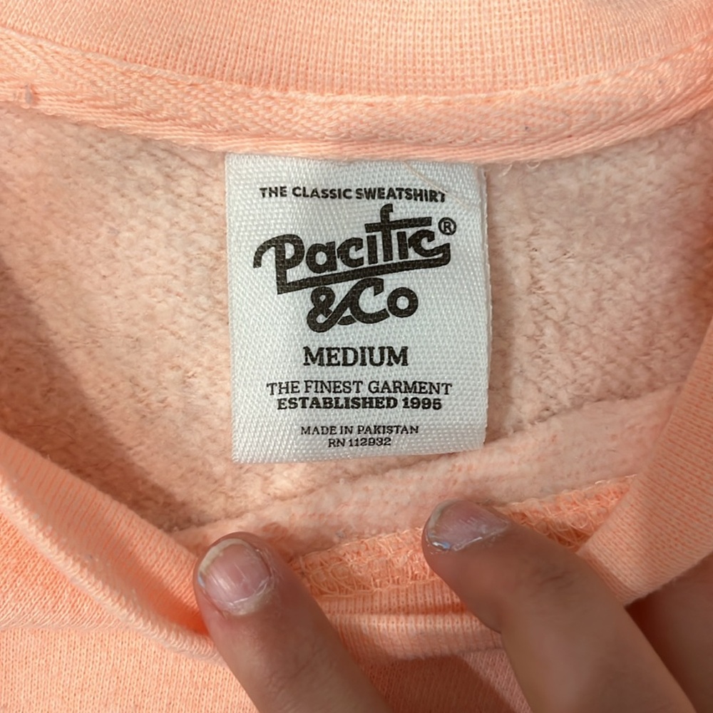 Peach Galena Sweatshirt - Picture 2 of 3